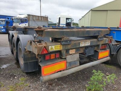 2004 Dennison Triaxle Sliding Skeletal Trailer - 3