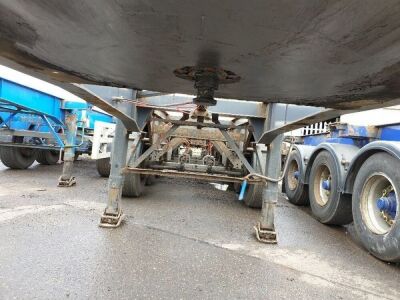 2004 Dennison Triaxle Sliding Skeletal Trailer - 7