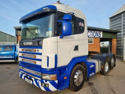 2001 Scania 164 6x2 Rear Lift Axle Tractor Unit