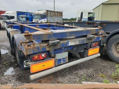 2004 Dennison Triaxle Sliding Skeletal Trailer - 3