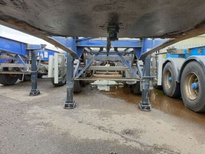 2008 Dennison Triaxle Sliding Skeletal Trailer - 8