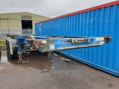 2007 SDC Triaxle Sliding Skeletal Trailer