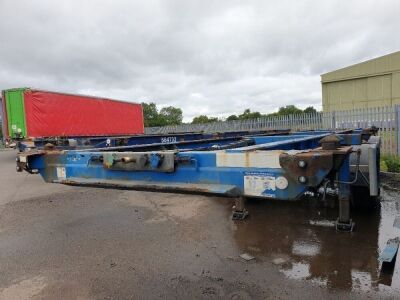 2007 SDC Triaxle Sliding Skeletal Trailer - 2