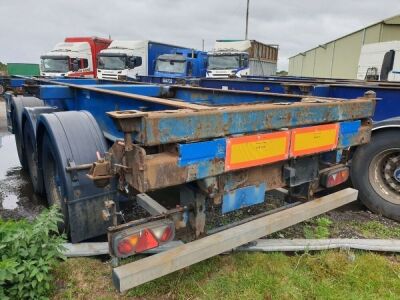 2007 SDC Triaxle Sliding Skeletal Trailer - 4