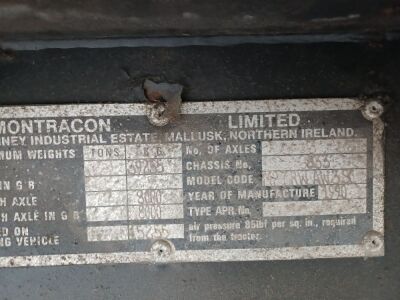 1990 Montracon Triaxle Flat Trailer - 8