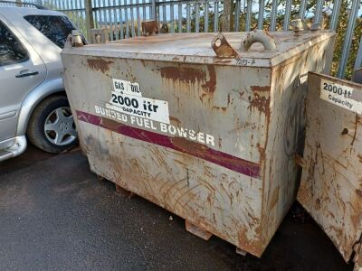 2000LTR Chainlift Bunded Fuel Tank