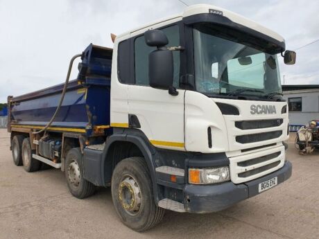 2015 Scania P410 8x4 Steel Body Tipper