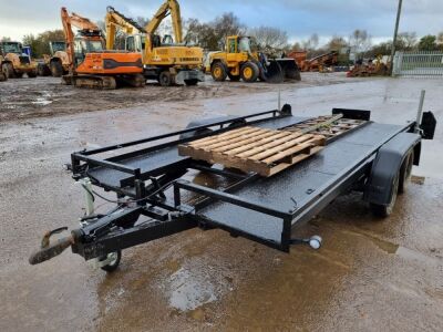 Tandem Axle Car Transporter Trailer