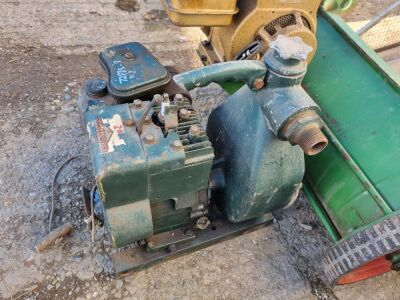 Briggs and Stratton 2hp Water Pump and Briggs and Stratton 2hp Leaf Sweeper - 2