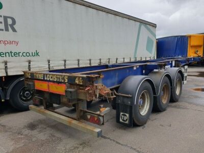 2007 SDC Triaxle Sliding Skeletal Trailer - 3