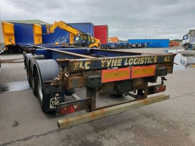 2007 SDC Triaxle Sliding Skeletal Trailer - 4