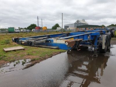 2007 SDC Triaxle Sliding Skeletal Trailer