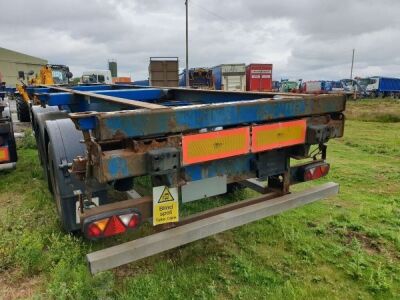 2007 SDC Triaxle Sliding Skeletal Trailer - 3