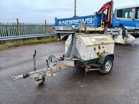 2005 Terex RL4050D Single Axle Drawbar Lighting Tower