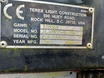 2005 Terex RL4050D Single Axle Drawbar Lighting Tower - 4