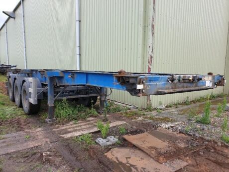 2006 SDC Triaxle Sliding Skeletal Trailer