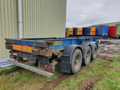 2006 SDC Triaxle Sliding Skeletal Trailer - 3