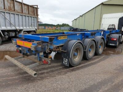 2008 SDC Triaxle Sliding Skeletal Trailer - 3