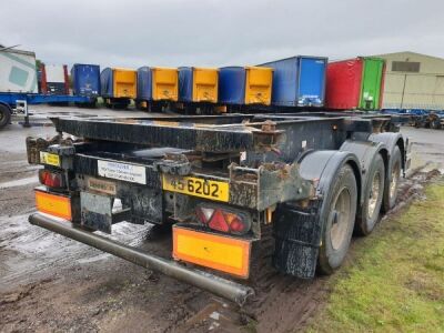 2006 Dennison Triaxle Sliding Skeletal Trailer - 4