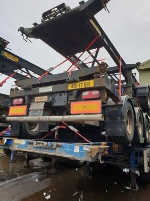 2008 SDC Triaxle Sliding Skeletal Trailer