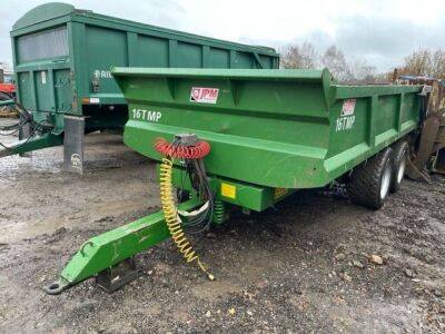 2018 JPM 16 Ton Multi Purpose Tandem Axle Dump Trailer - 4