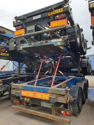 2007 SDC Triaxle Sliding Skeletal Trailer - 4