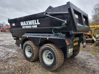 2015 JPM 20ton Tandem Axle Drawbar Tipping Trailer - 13