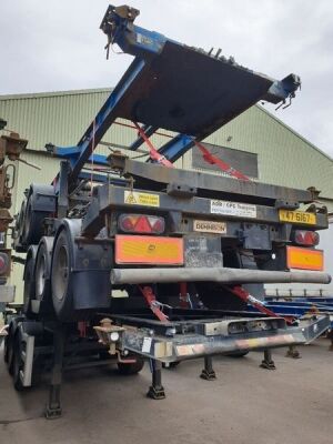 2006 Dennison Triaxle Sliding Skeletal Trailer