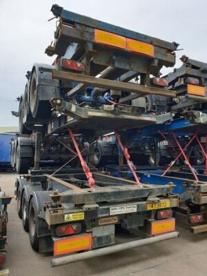 2006 Dennison Triaxle Sliding Skeletal Trailer - 3