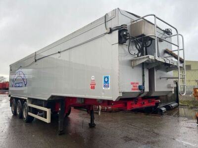 2008 Fruehauf Triaxle Alloy Bulk Tipping Trailer