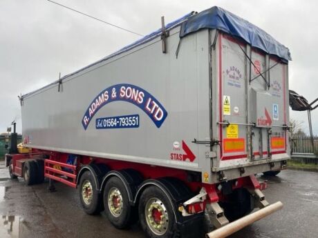 2014 STAS Triaxle Bulk Alloy Tipping Trailer