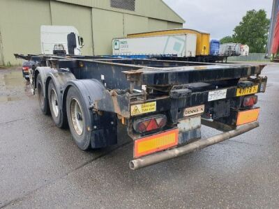 2006 Dennison Triaxle Sliding Skeletal Trailer - 8