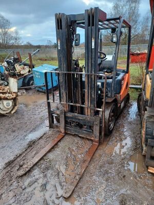 2012 Doosan D25S-5 Diesel 3 Stage Mast Forklift 