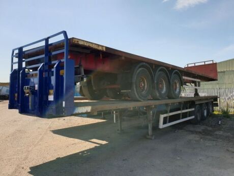 2008 SDC Triaxle 45' Flat Trailer