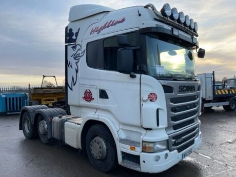 2013 Scania R420 Highline 6x2 Midlift Tractor Unit