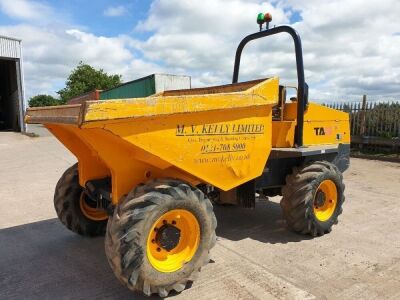 2017 Terex TA6 6ton Straight Tip Dumper