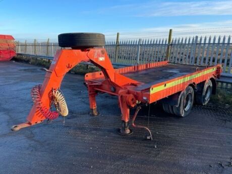 Tandem Axle Drawbar Skip Trailer