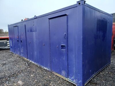 BEING OFFERED IN MONDAYS HYBRID AUCTION - 20 x 9 Anti Vandal Site Welfare Unit