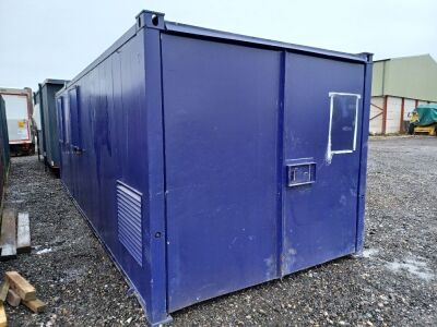 BEING OFFERED IN MONDAYS HYBRID AUCTION - 20 x 9 Anti Vandal Site Welfare Unit - 6