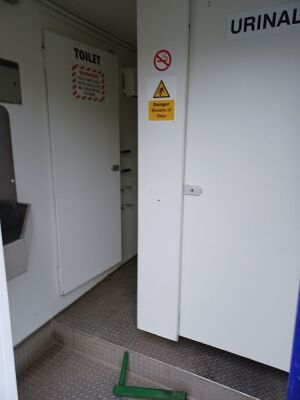 BEING OFFERED IN MONDAYS HYBRID AUCTION - 20 x 9 Anti Vandal Site Welfare Unit - 7