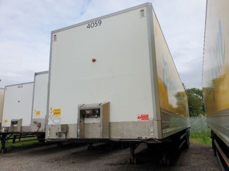 2008 Montracon Tandem Axle Box Van Trailer