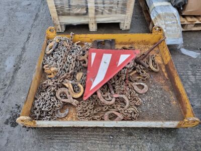 Steel Stillage & Qty Lifting Chains - 2