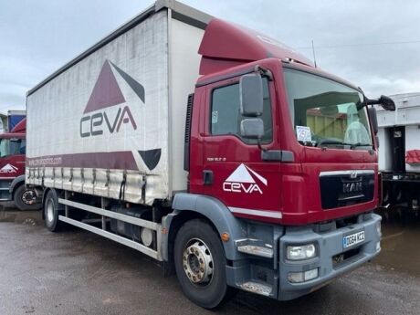 2014 MAN TGM 18 250 4x2 Curtainsider