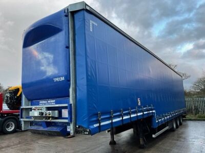 2013 Cartwright Triaxle Stepframe Curtainside Trailer - 2