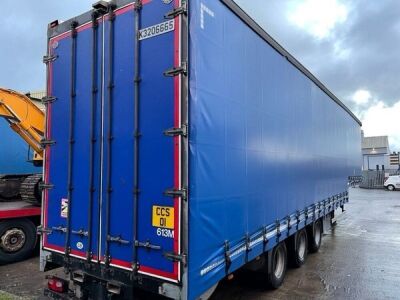 2013 Cartwright Triaxle Stepframe Curtainside Trailer - 3