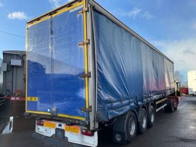 2005 Fruehauf Triaxle Curtainside Trailer - 2