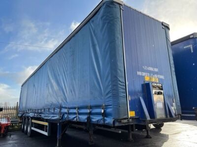 2005 Fruehauf Triaxle Curtainside Trailer - 3