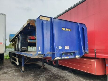 2007 SDC Triaxle 45' Flat Trailer