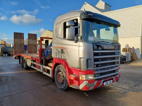 2003 Scania R124L 420 6x2 Rear Lift  Beavertail 