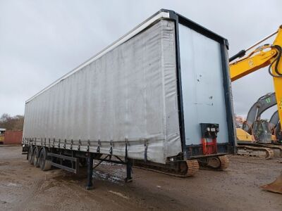 2001 M&G Triaxle Curtainside Trailer 